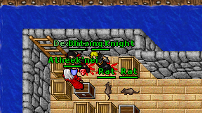 Blitzing Knight on screen