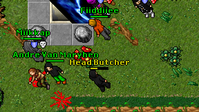 Head Butcher on screen
