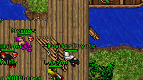 Lucifer Coyote on screen