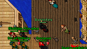 Darintes on screen