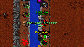 Mergon-Sorcer on screen