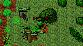 Zek fight on screen