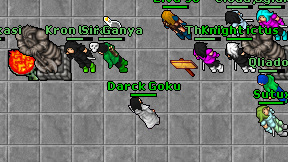 Darck Goku on screen