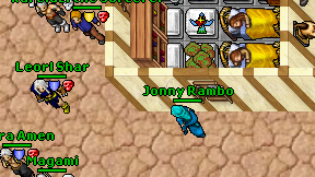 Jonny Rambo on screen