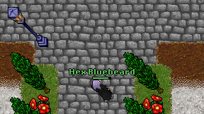 Hex Bluebeard on screen
