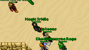 Magic Iridia on screen