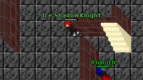 Ice'Shadow Knight on screen