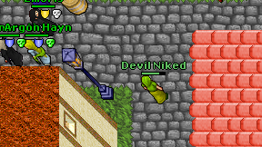 Devil Niked on screen