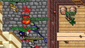 Captain Faust on screen