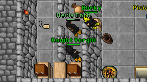 Knight Vergili on screen