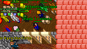 Lady Traviesa on screen