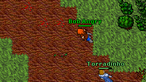 Bob Angry on screen
