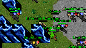 Infernal Punisher on screen