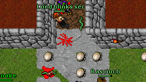 Lord blinks sec on screen