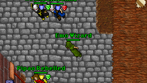 Emo Wizard on screen