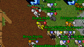 Dark Had on screen