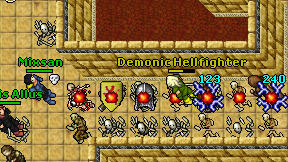 Demonic Hellfighter on screen