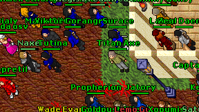 Titan Axe on screen