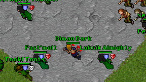 Diman Dark on screen