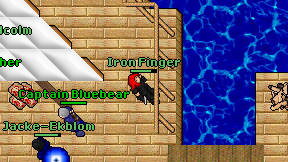 Iron Finger on screen