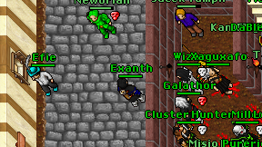 Exanth on screen