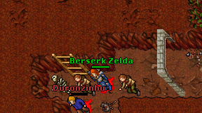 Berserk Zelda on screen
