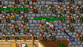 Darknes Wizzard on screen