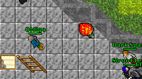 Dark Spare on screen