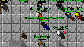 Dead Masked Warrior on screen