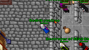 Redrik centros on screen
