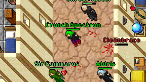 Crunch Spectrun on screen