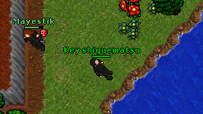 Key shiguematsu on screen