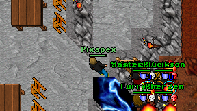Pixapex on screen