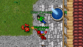 Glor Zateus on screen