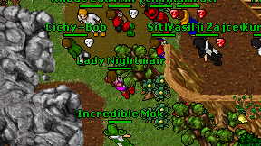 Lady Nightmair on screen