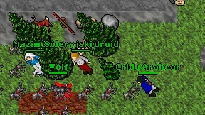 Soleryjski druid on screen