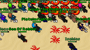 Platuimfighter on screen