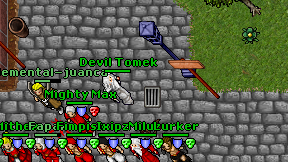 Devil Tomek on screen