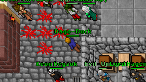 Dago-Duck on screen