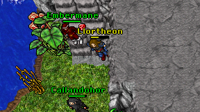 Llortheon on screen
