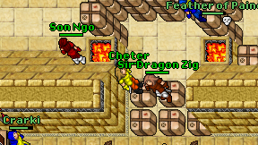 Cheter on screen