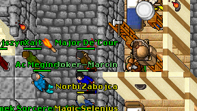 Major De'Cour on screen