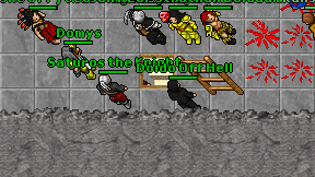 Doido Off Hell on screen