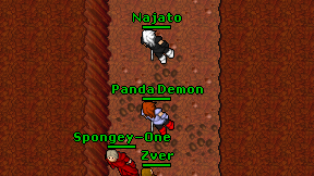 Panda Demon on screen