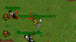 Vampire Princess Mara on screen