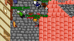 Flashing Fear on screen