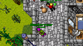 Hunteryour on screen