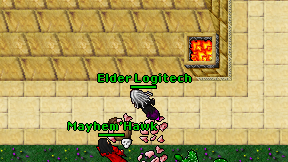 Elder Logitech on screen