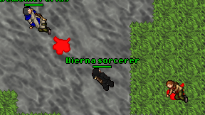 Bierna sorcerer on screen