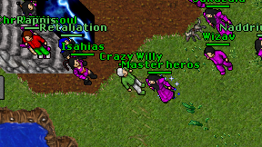 Crazy Willy on screen